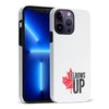 iPhone 14 Pro Max Elbows Up Canada Phone Case - White