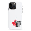 iPhone 15 Pro Max Elbows Up Canada Phone Case - White