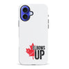 iPhone 16 Plus Elbows Up Canada Phone Case - White