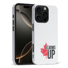 iPhone 16 Pro Max Elbows Up Canada Phone Case - White