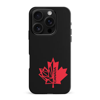 iPhone 16 Pro Max Live by the Maple Leaf Canadiana Phone Case