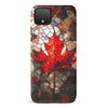 Google Pixel 4 Maple Leaf Stained Glass Canadiana Phone Case