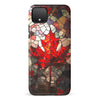 Google Pixel 4 XL Maple Leaf Stained Glass Canadiana Phone Case