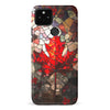 Google Pixel 5 Maple Leaf Stained Glass Canadiana Phone Case
