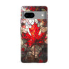 Google Pixel 8A Maple Leaf Stained Glass Canadiana Phone Case