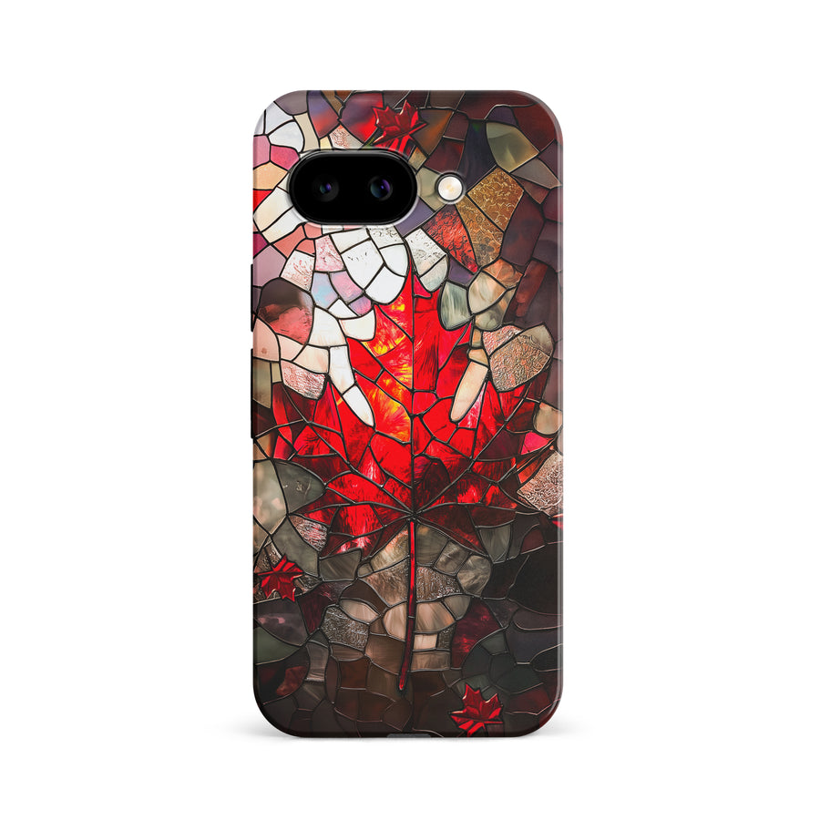 Maple Leaf Stained Glass Canadiana Phone Case