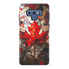 Samsung Galaxy Note 9 Maple Leaf Stained Glass Canadiana Phone Case