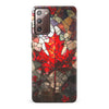 Samsung Galaxy Note 20 Maple Leaf Stained Glass Canadiana Phone Case