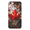 iPhone 6S Plus Maple Leaf Stained Glass Canadiana Phone Case