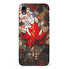iPhone XR Maple Leaf Stained Glass Canadiana Phone Case