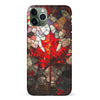 iPhone 11 Pro Maple Leaf Stained Glass Canadiana Phone Case