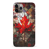 iPhone 11 Pro Max Maple Leaf Stained Glass Canadiana Phone Case