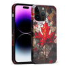 iPhone 15 Pro Max Maple Leaf Stained Glass Canadiana Phone Case