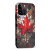 iPhone 15 Pro Max Maple Leaf Stained Glass Canadiana Phone Case