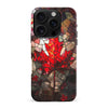 iPhone 16 Pro Max Maple Leaf Stained Glass Canadiana Phone Case