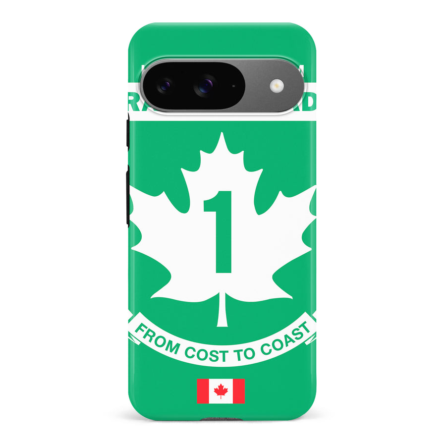 Google Pixel 9 Trans Canada Highway Sign Canadiana Phone Case