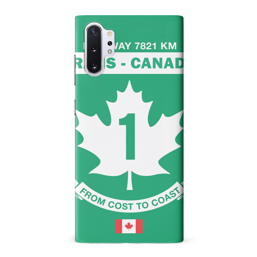 Samsung Galaxy Note 10 Plus Trans Canada Highway Sign Canadiana Phone Case