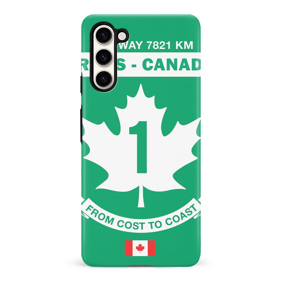 Samsung Galaxy S23 Trans Canada Highway Sign Canadiana Phone Case