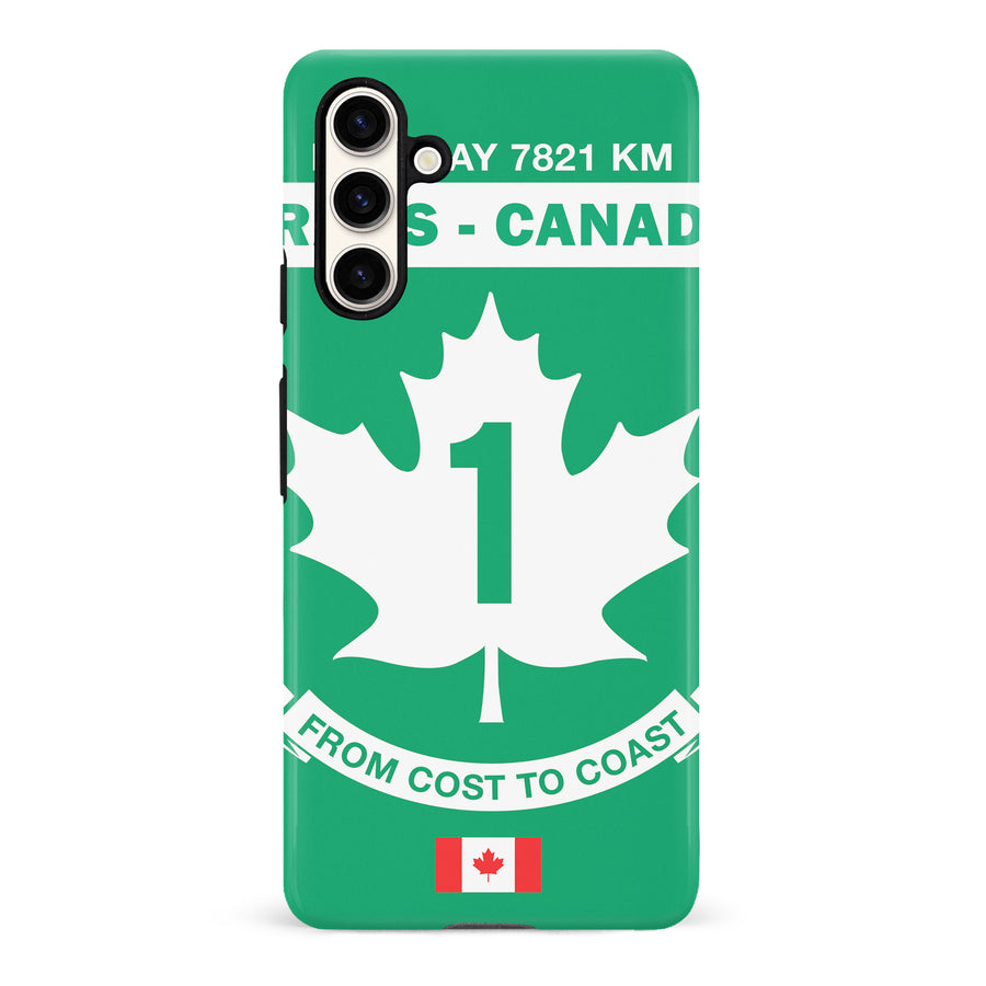 Samsung Galaxy S23 FE Trans Canada Highway Sign Canadiana Phone Case