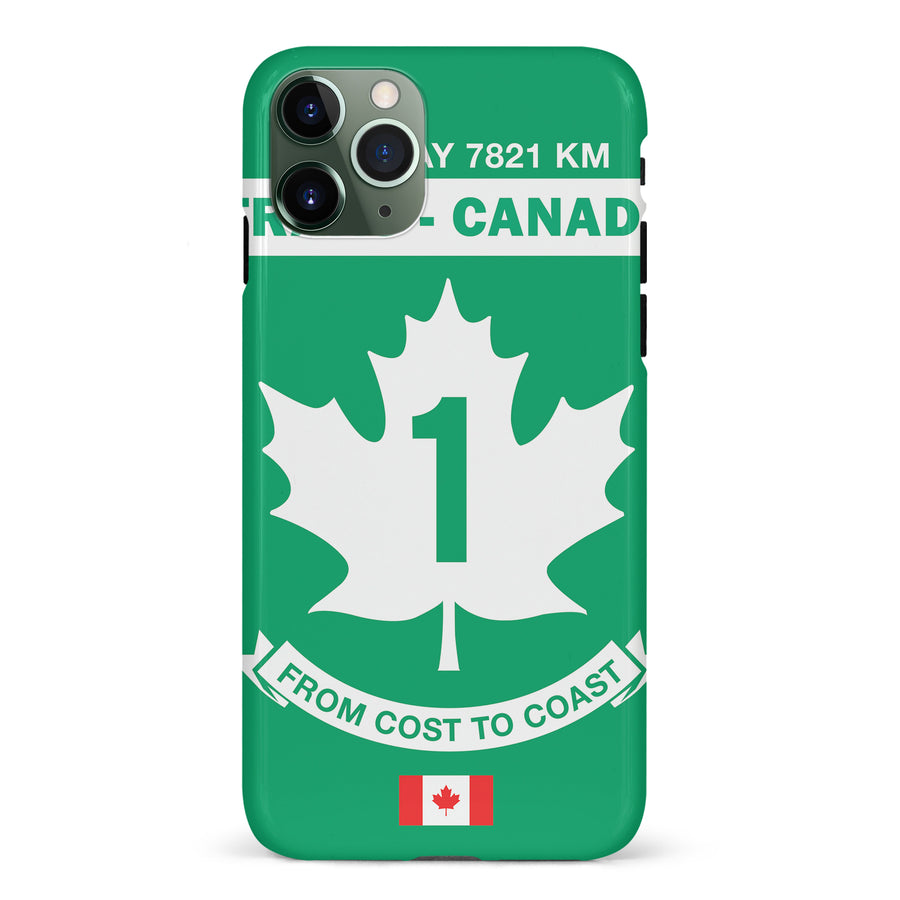 iPhone 11 Pro Trans Canada Highway Sign Canadiana Phone Case