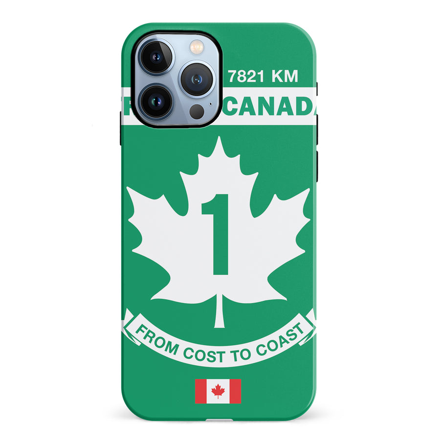 iPhone 12 Pro Trans Canada Highway Sign Canadiana Phone Case