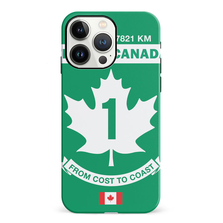 iPhone 13 Pro Trans Canada Highway Sign Canadiana Phone Case