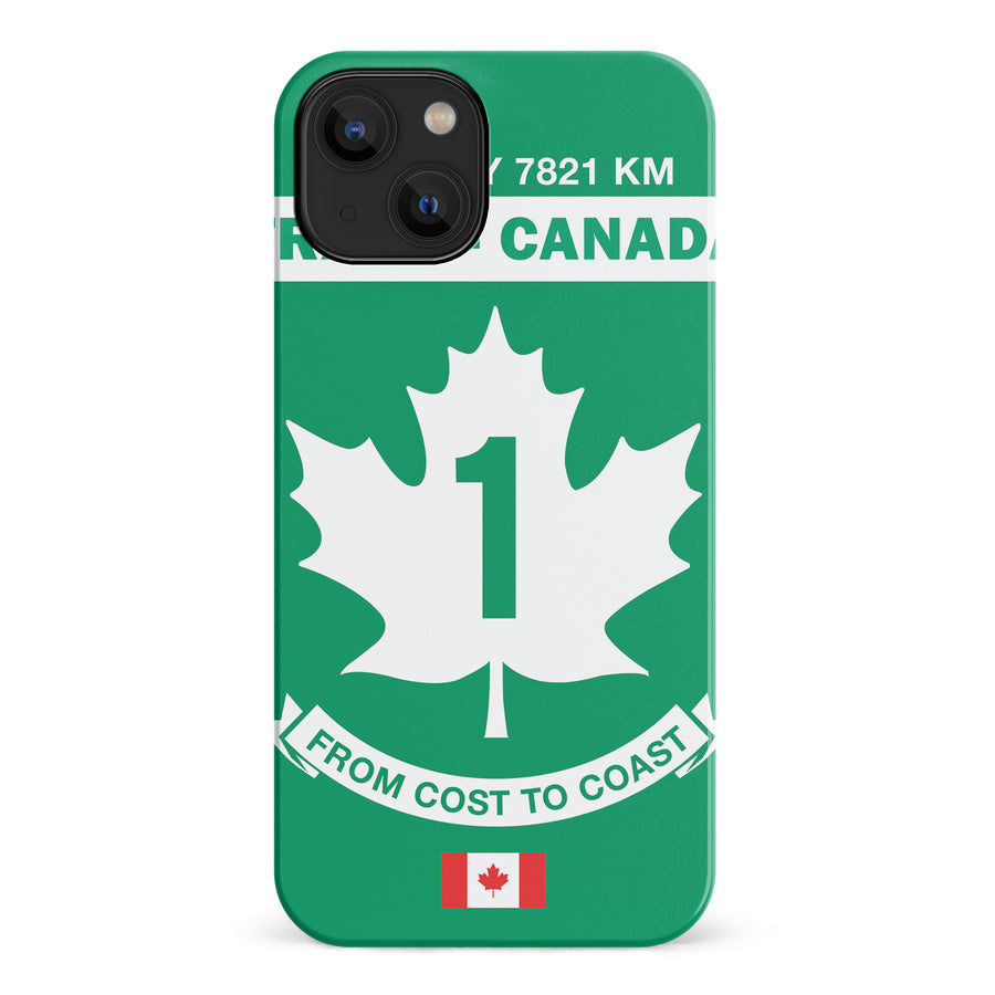 iPhone 14 Pro Max Trans Canada Highway Sign Canadiana Phone Case