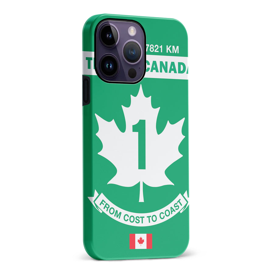 iPhone 16 Trans Canada Highway Sign Canadiana Phone Case