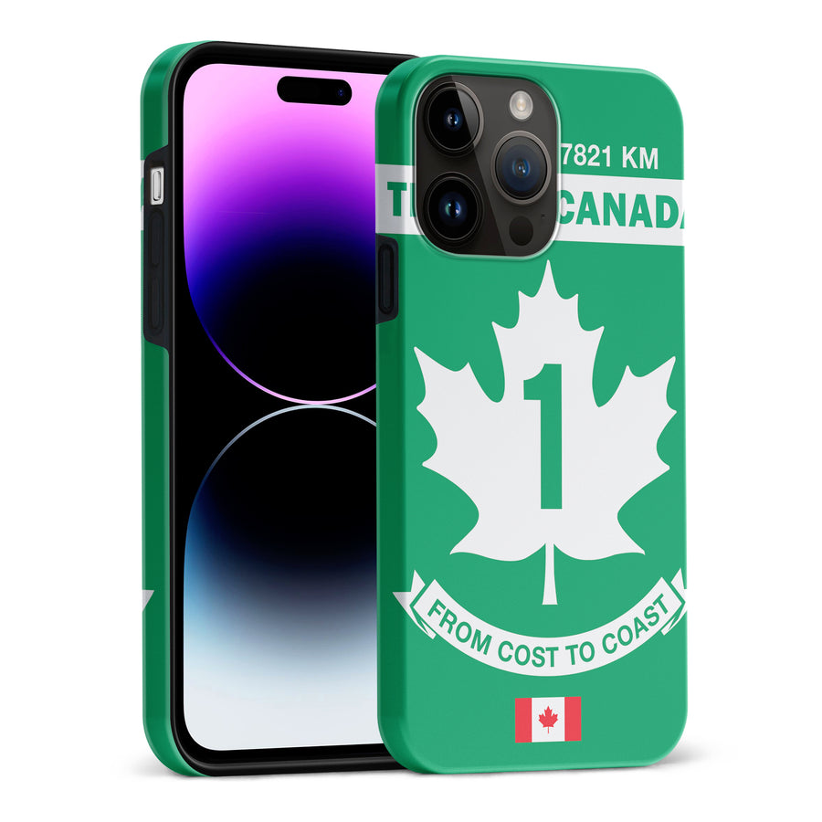  Maple Leaf Stained Glass Canadiana Phone Case