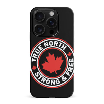 iPhone 16 Pro Max True North Strong and Free Canadiana Phone Case