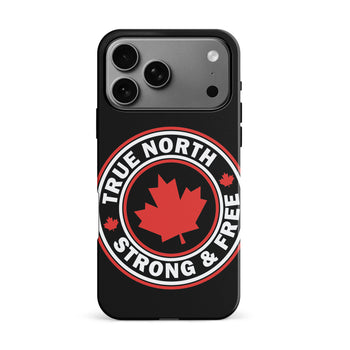 iPhone 17 Pro Max True North Strong and Free Canadiana Phone Case