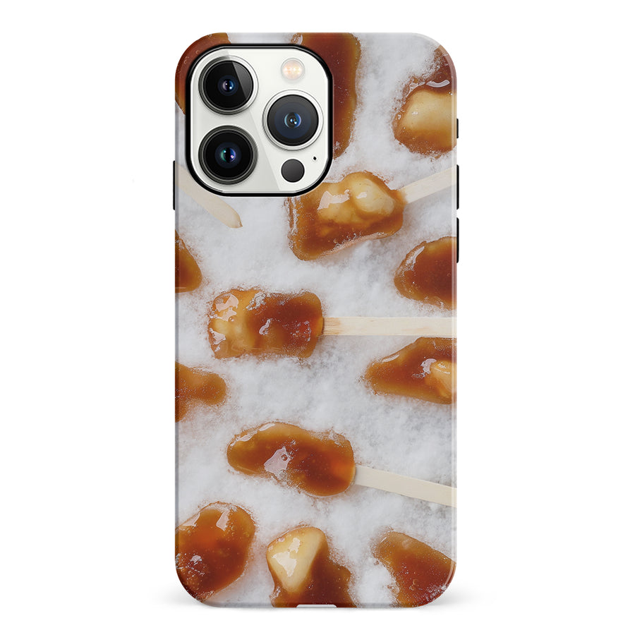 iPhone 13 Pro Maple Taffy Canadiana Phone Case