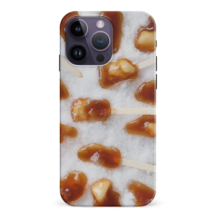iPhone 15 Pro Maple Taffy Canadiana Phone Case