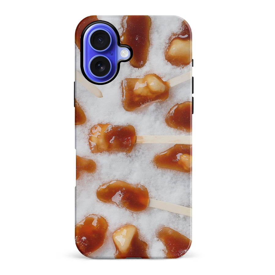 iPhone 16 Plus Maple Taffy Canadiana Phone Case