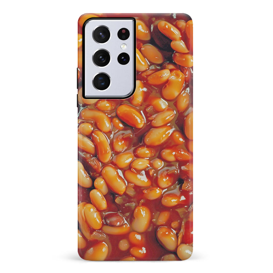 Samsung Galaxy S21 Ultra Pork and Beans Canadiana Phone Case