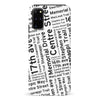 Samsung Galaxy S20 Plus Calgary Street Names Canadiana Phone Case - White