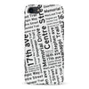 iPhone 7/8/SE Calgary Street Names Canadiana Phone Case - White