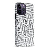 iPhone 14 Pro Max Calgary Street Names Canadiana Phone Case - White