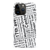 iPhone 15 Pro Max Calgary Street Names Canadiana Phone Case - White