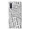 Samsung Galaxy Note 10 Plus Edmonton Street Names Canadiana Phone Case - White