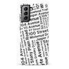 Samsung Galaxy S21 Plus Edmonton Street Names Canadiana Phone Case - White