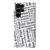 Samsung Galaxy S23 Ultra Edmonton Street Names Canadiana Phone Case - White