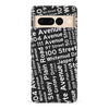 Google Pixel 7 Pro Edmonton Street Names Canadiana Phone Case - Black