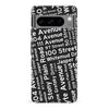 Google Pixel 8 Pro Edmonton Street Names Canadiana Phone Case - Black