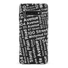Samsung Galaxy S10 Plus Edmonton Street Names Canadiana Phone Case - Black