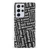 Samsung Galaxy S21 Ultra Edmonton Street Names Canadiana Phone Case - Black