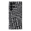 Samsung Galaxy S22 Ultra Edmonton Street Names Canadiana Phone Case - Black