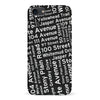 iPhone 7/8/SE Edmonton Street Names Canadiana Phone Case - Black