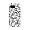 Montreal Street Names Canadiana Phone Case - White