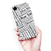 Montreal Street Names Canadiana Phone Case - White